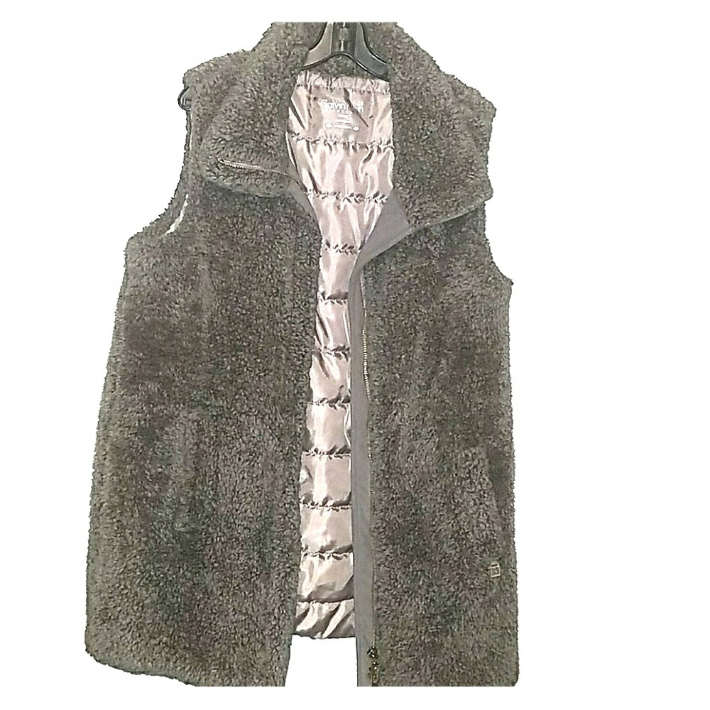 Teddy bear fur vest